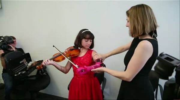 3D printing boosts dreams of student violinist