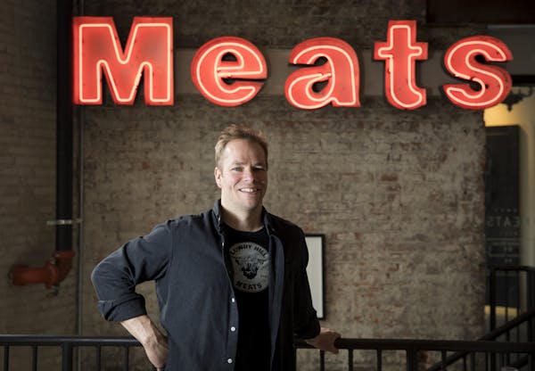 Lowry Hill Meats co-owner and butcher Erik Sather grew up on a small hog farm south of New Ulm, Minn. “The more you know about food, the more enjoya