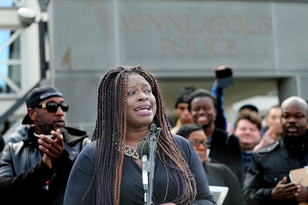 Nekima Levy-Pounds announced her candidacy for Minneapolis mayor during a press conference in November.