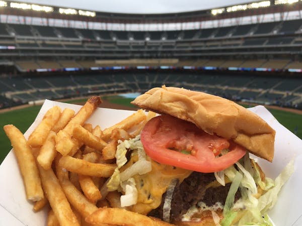 Red Cow's "Ultimate" burger at Target Field.