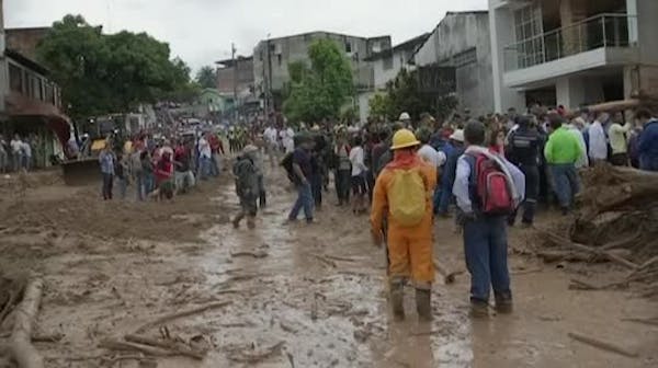 More than 100 dead in Colombia after rivers overflow