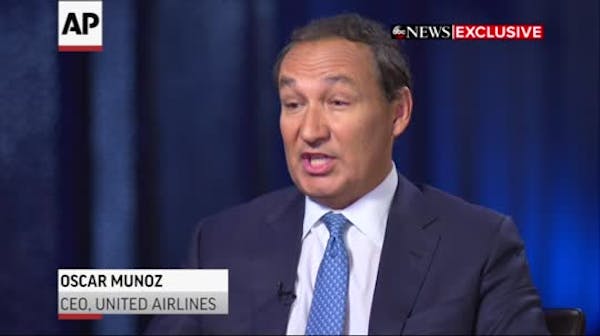 United CEO 'ashamed' about passenger's removal