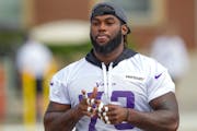 Nerve damage to defensive tackle Sharrif Floyd’s knee during surgery has put his future in doubt, which in turn means the Vikings need to find a way