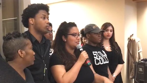 St. Olaf students protest string of racial incidents