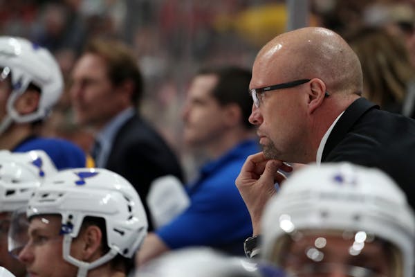 St. Louis coach Mike Yeo.