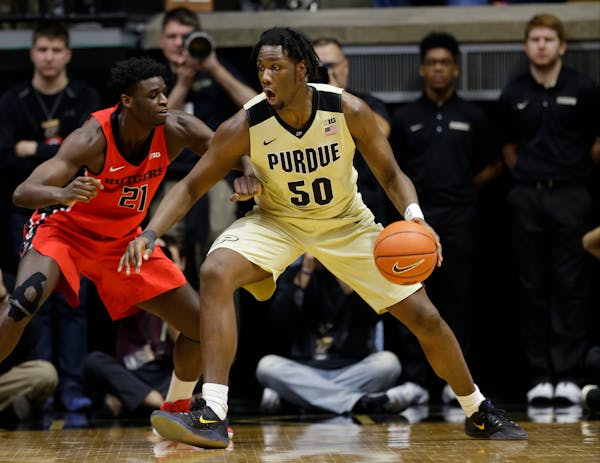 Caleb Swanigan, right, was the conference player of the year, but Purdue isn’t invincible.