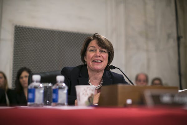 Sen. Amy Klobuchar, shown in January, called for a classified briefing for senators on Russian attempts to breach American voting systems.