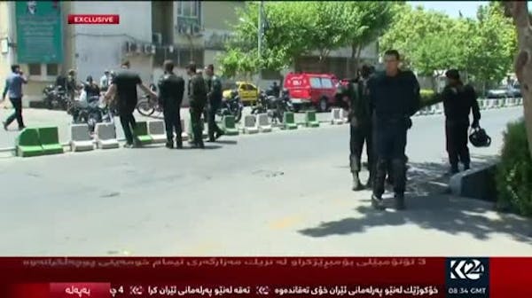 Raw: Iranian parliament, Tehran shrine attacked