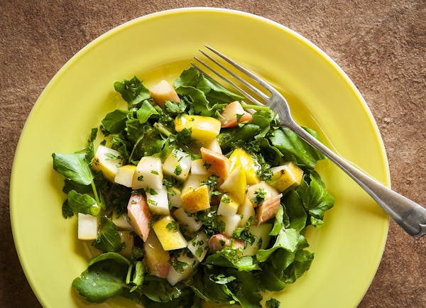 Watercress and Pear Salad