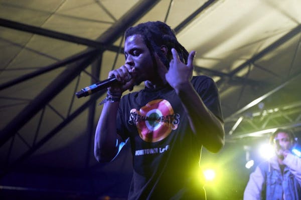 Denzel Curry performs at Mohawk on March 15 in Austin, Texas during the 2017 South by Southwest music festival.