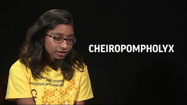 Spelling Bee champ shows how it's done