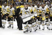 Penguins captain Sidney Crosby got a skate with the Stanley Cup for the third time in his career. He won the Conn Smythe Trophy after the Penguins fin