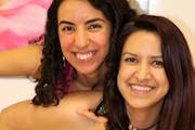 Sisters Cristina McNamara and Leila Rodriguez.