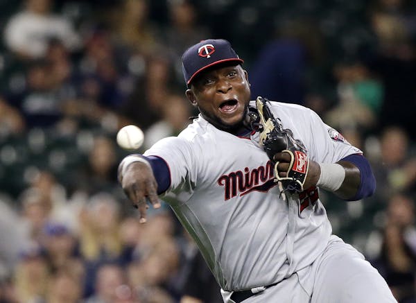 Minnesota Twins third baseman Miguel Sano in action against the Seattle Mariners in a baseball game Wednesday, June 7, 2017, in Seattle. (AP Photo/Ela