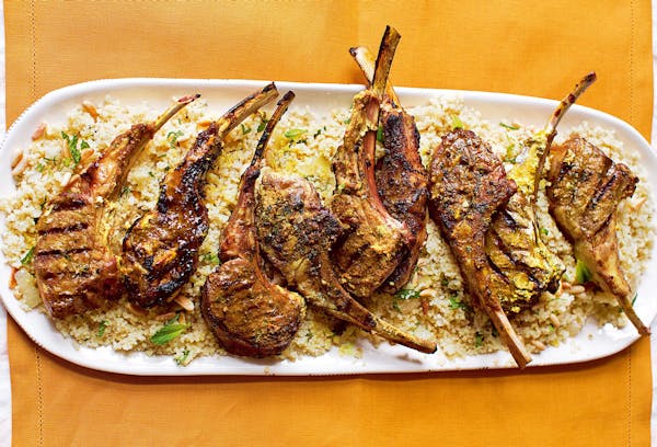 Moroccan Grilled Lamb Chops.