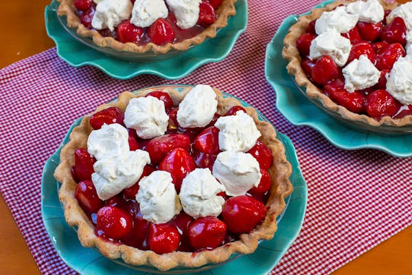 Homemade Cafe in Pepin serves fresh homemade strawberry pies.