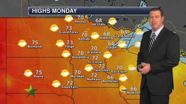 Evening forecast: Windy, cooler temps remain