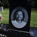 Philando Castile's grave at Calvary Cemetery in St. Louis on the one-year anniversary of his death.