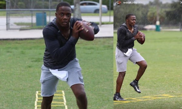 No knee brace in latest social media pictures from Bridgewater