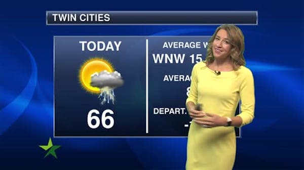 Morning forecast: Cool breeze with some sun; upper 60s