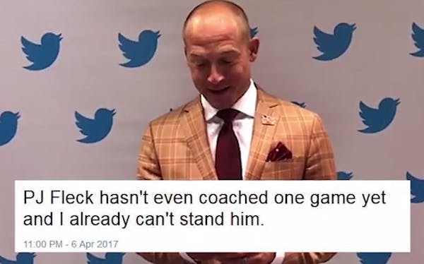 P.J. Fleck reads mean tweets about himself