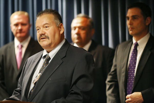 Red Lake Police Department Public Safety Director William Brunelle, shown in 2015 when the indictment of a multi-state heroin trafficking conspiracy w