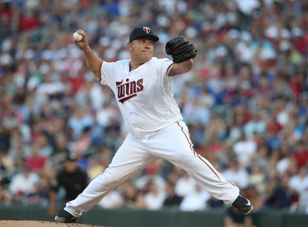 New (and old) Twins starter Bartolo Colon was effective for three innings, slipped by with minimal damage in the fourth but had to be yanked in the fi