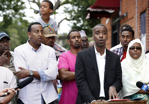 Minneapolis City Council Member Abdi Warsame held a press conference at the Darul Quba Cultural Center on Sunday. ] - July 23, 2017, Minneapolis, MN, 