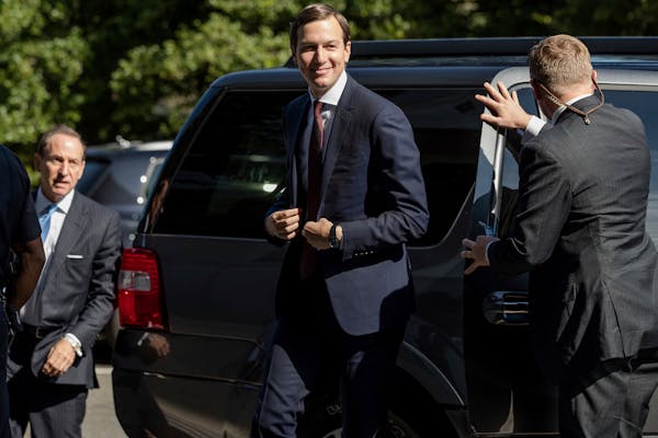 White House senior adviser Jared Kushner arrives on Capitol Hill in Washington, Monday, July 24, 2017, to meet behind closed doors before the Senate I