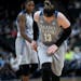 Minnesota Lynx guard Lindsay Whalen (13) winced in pain after injuring her left hand in the third quarter.