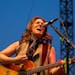 Brandi Carlile performs on the Great Clips Stage at the Basilica Block Party Music Festival.