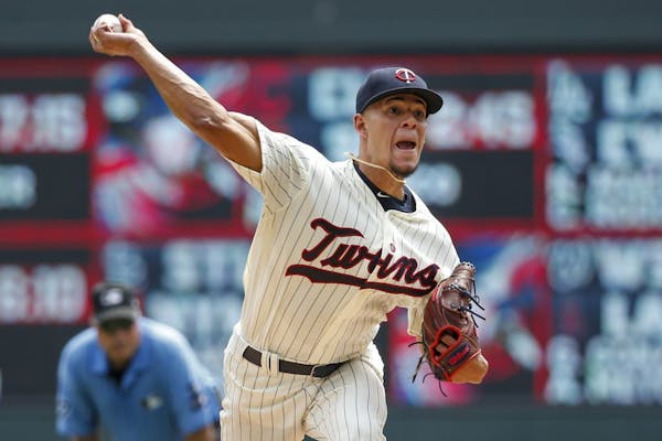 Jose Berrios needed advice/scolding from catcher Chris Gimenez and pitching coach Neil Allen in his first two dicey innings, then carried a shutout in