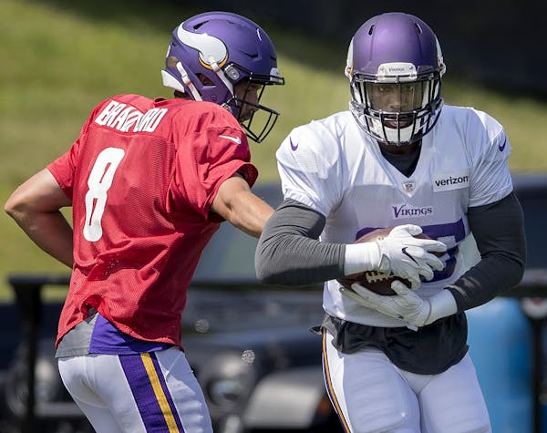 Vikings running back Latavius Murray got in some work Tuesday, but it remains to be seen whether he will play Friday night against Seattle.
