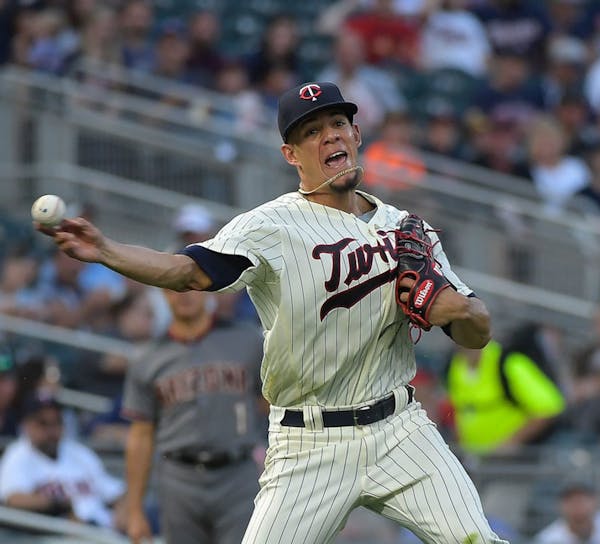 Minnesota Twins starting pitcher Jose Berrios threw seven scoreless innings and threw out Arizona first baseman Paul Goldschmidt out at first to beat 
