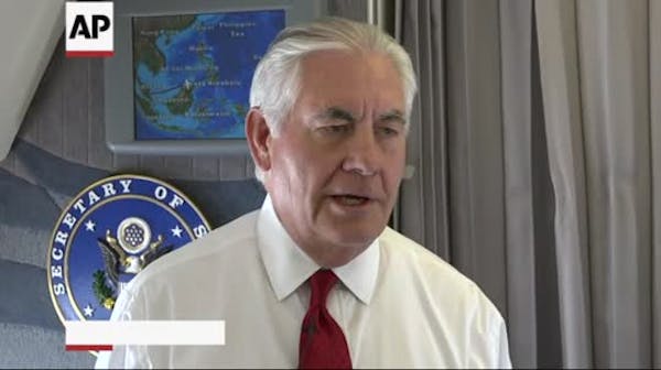 Tillerson urges calm, on North Korea