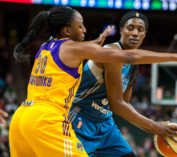 Minnesota Lynx center Sylvia Fowles, shown earlier in the month against the Sparks in St. Paul. Fowles had 17 points to lead Minnesota in Sunday's 78-