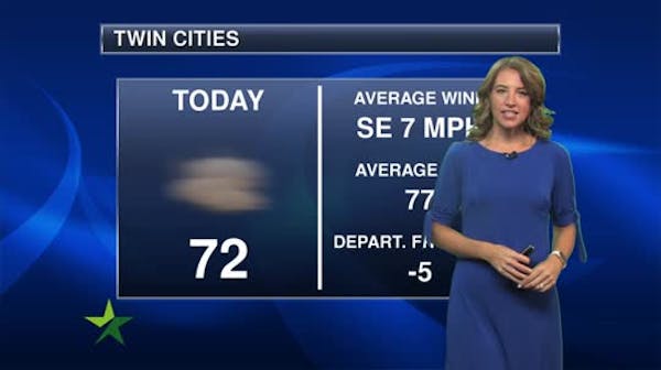 Morning forecast: Mostly sunny, high of 73