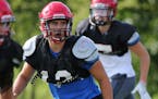 Senior captain Antonio Montero serves as a kicker and running back for Eden Prairie, but he identifies first with being a linebacker.