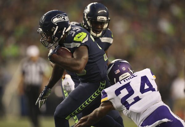 Thanks to a new NFL rule, the Vikings will get more time to evaluate players like cornerback Jabari Price, who tried to bring down Seattle Seahawks ru