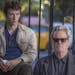 Jeff Bridges, right, plays a mysterious mentor to Callum Turner in “The Only Living Boy in New York.”