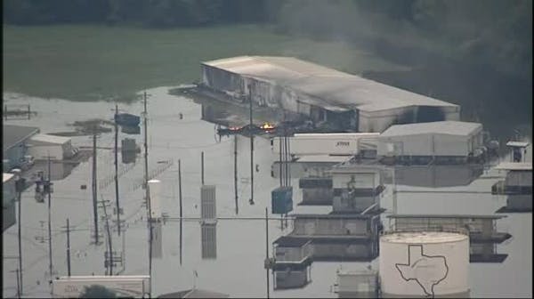 Fire burns at Houston chemical plant