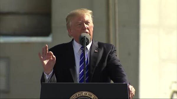 Trump unveils outline of tax cut package in N.D.