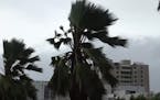 Raw: Winds from Hurricane Irma lash Puerto Rico