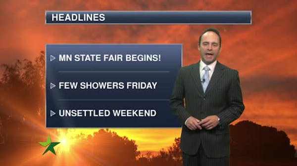 Morning forecast: Showers early, then partly sunny