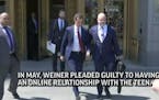 Weiner to serve 21 months in sexting case