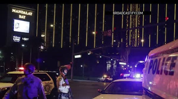 Las Vegas police audio: Active shooter...many people down