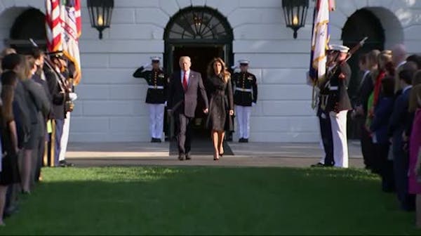 Trump holds moment of silence for 9/11