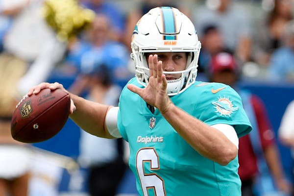 Jay Cutler was signed for a one-year, $10 million contract by the Dolphins only after their starting quarterback — Ryan Tannehill — was lost for t