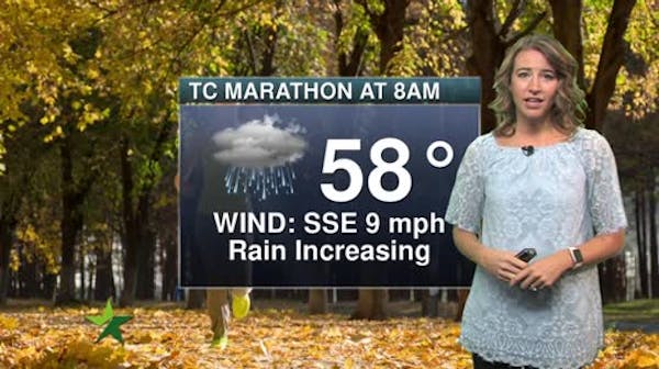 Morning forecast: Scattered showers, mostly 60s