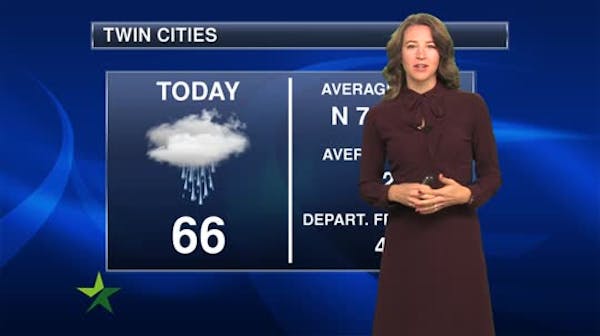 Morning forecast: Cloudy early; sunny later